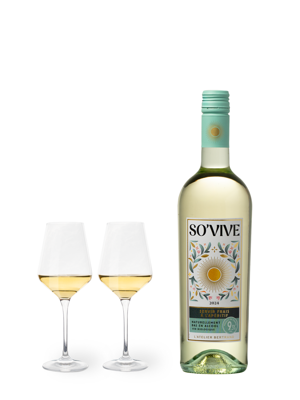 So'Vive Naturally Low in Alcohol Organic 75cl