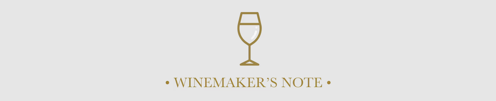 Winemaker's note